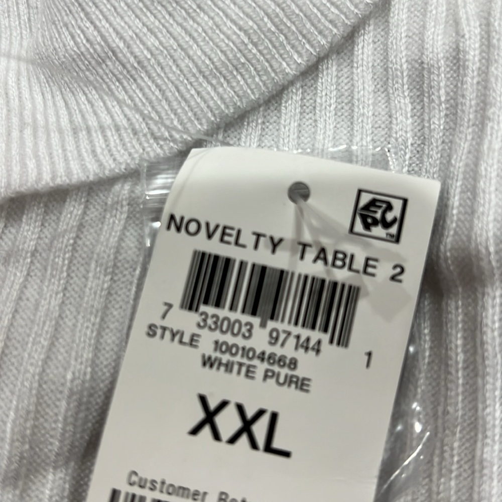 NWT Mens White INC Concepts Comfy Top - Picture 5 of 7